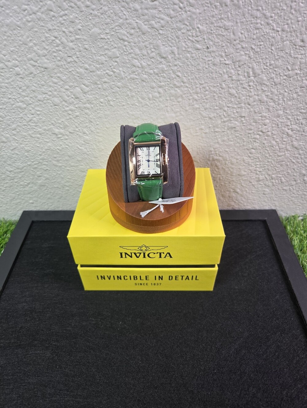 Invicta Celestial Women’s Watch – Rose Gold & Green Leather – Model 70297